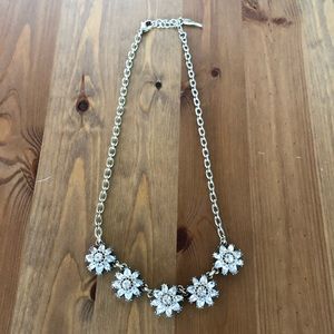 Gold and silver flower Bling necklace.
